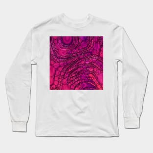 Dots in Rosy Hues Long Sleeve T-Shirt